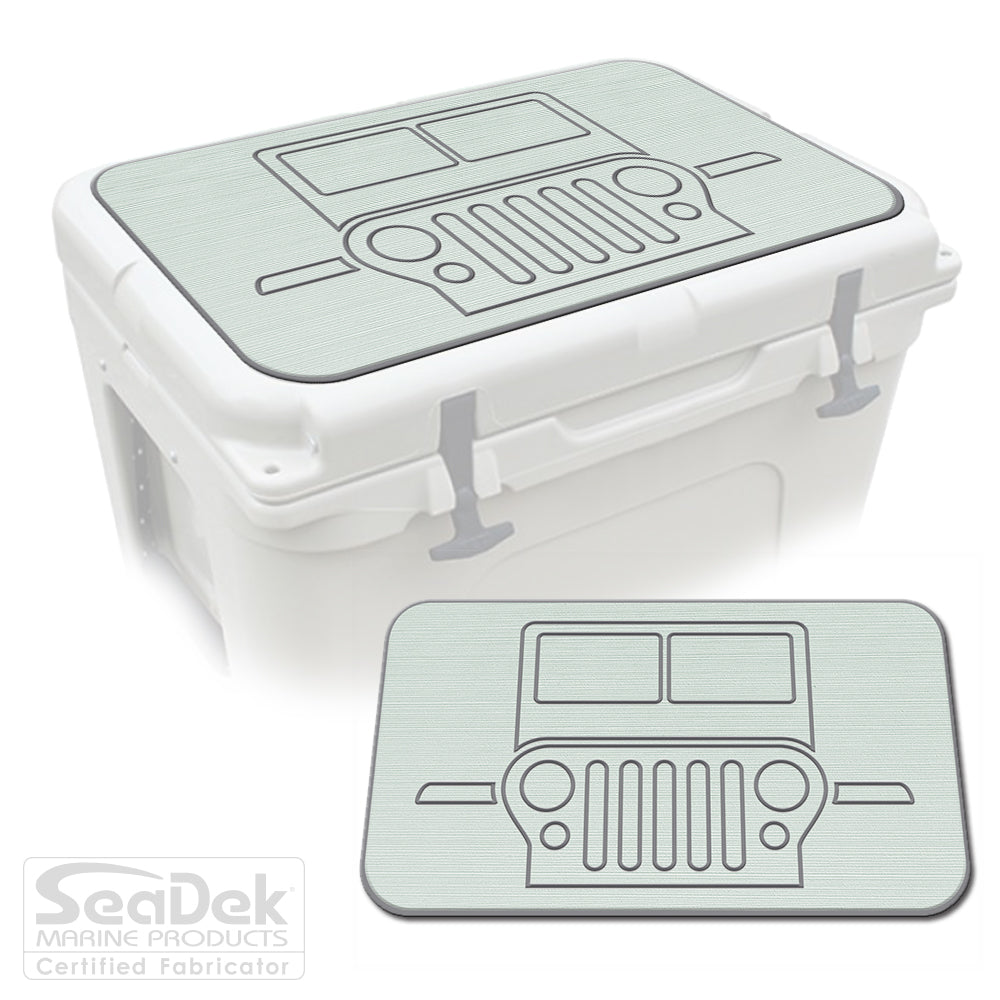 SeaDek Cooler Pad Marine EVA Mat by USATuff Fits YETI RTIC ORCA Ozark Trail Traction Non-Slip Seat Pad