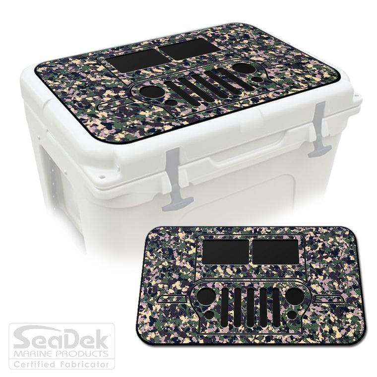 SeaDek Cooler Pad Marine EVA Mat by USATuff Fits YETI RTIC ORCA Ozark Trail Traction Non-Slip Seat Pad