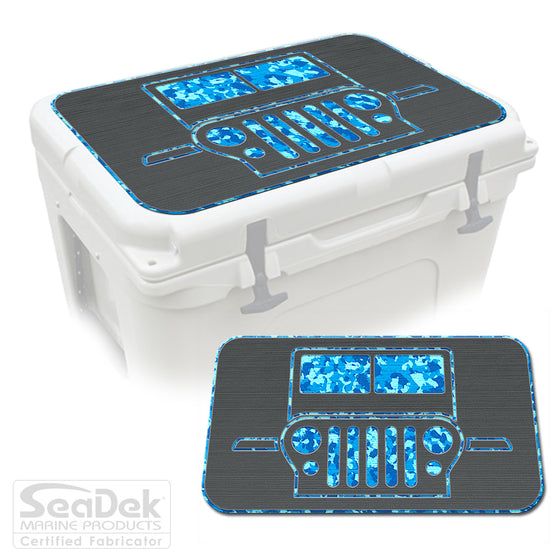 SeaDek Cooler Pad Marine EVA Mat by USATuff Fits YETI RTIC ORCA Ozark Trail Traction Non-Slip Seat Pad