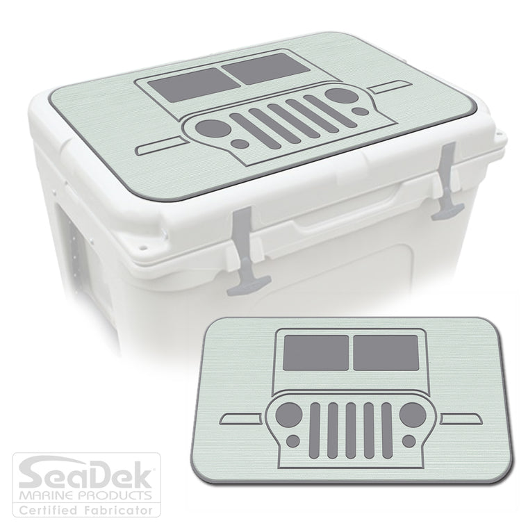 SeaDek Cooler Pad Marine EVA Mat by USATuff Fits YETI RTIC ORCA Ozark Trail Traction Non-Slip Seat Pad