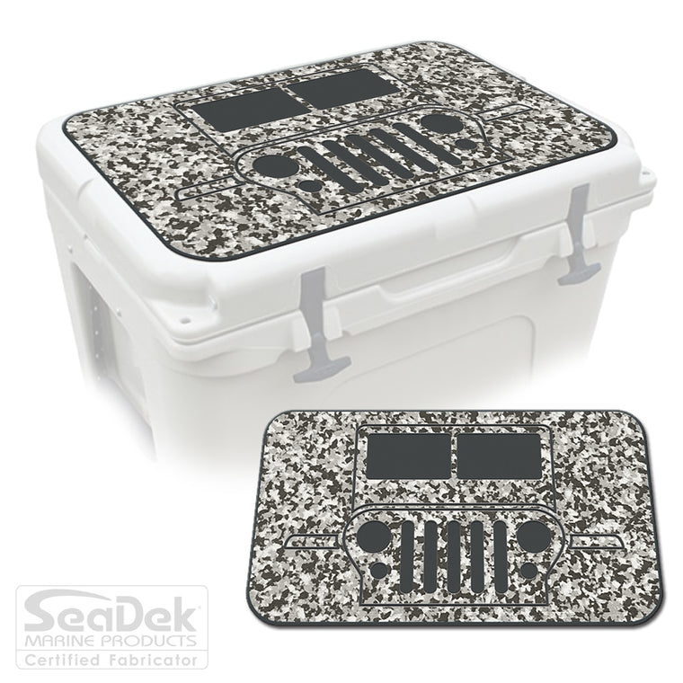 SeaDek Cooler Pad Marine EVA Mat by USATuff Fits YETI RTIC ORCA Ozark Trail Traction Non-Slip Seat Pad