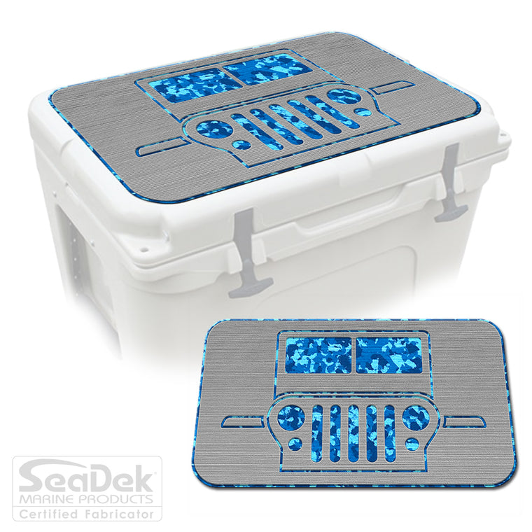 SeaDek Cooler Pad Marine EVA Mat by USATuff Fits YETI RTIC ORCA Ozark Trail Traction Non-Slip Seat Pad