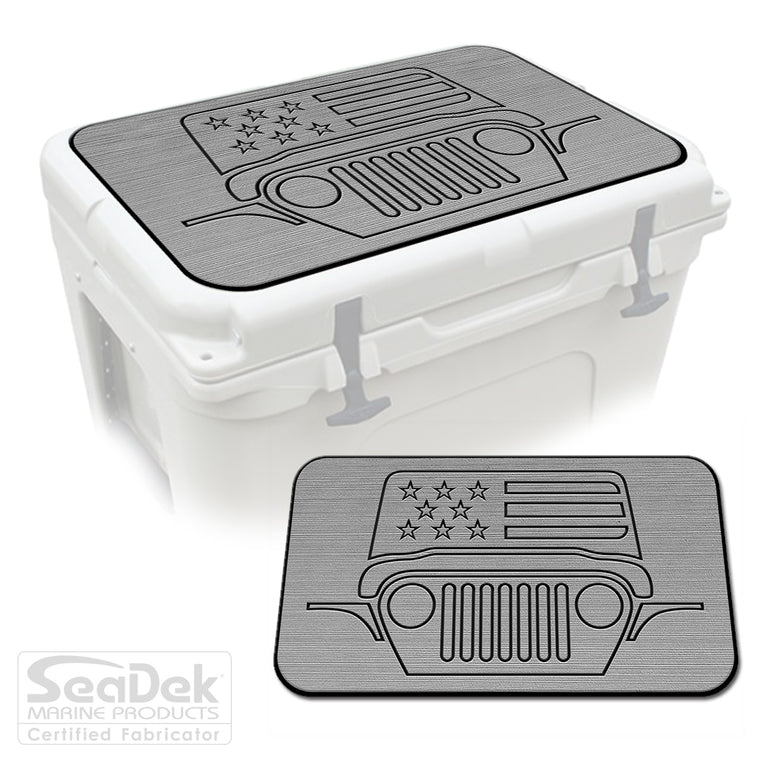 SeaDek Cooler Pad Marine EVA Mat by USATuff Fits YETI RTIC ORCA Ozark Trail Traction Non-Slip Seat Pad