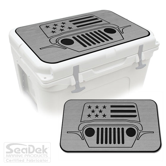 SeaDek Cooler Pad Marine EVA Mat by USATuff Fits YETI RTIC ORCA Ozark Trail Traction Non-Slip Seat Pad