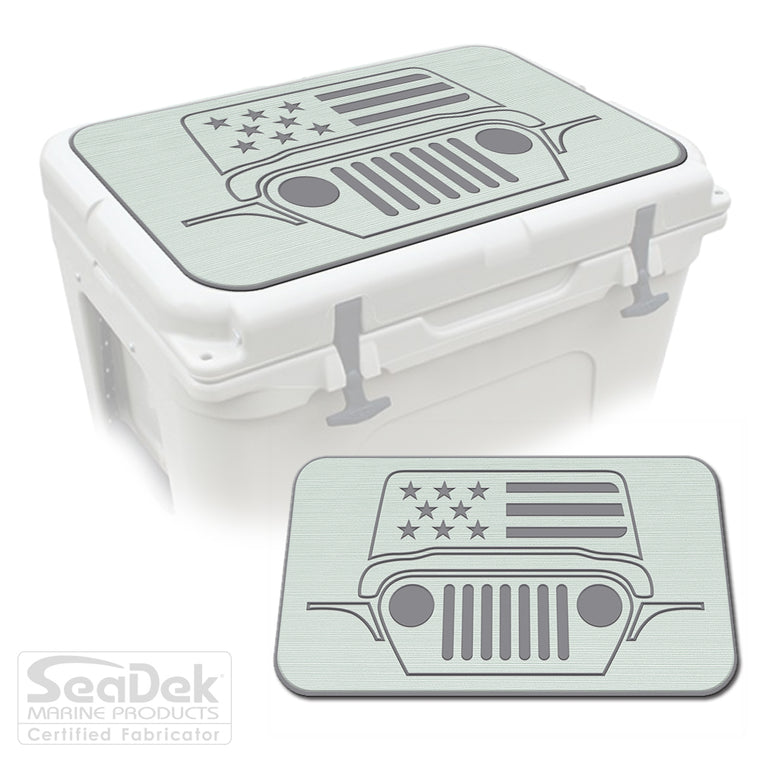 SeaDek Cooler Pad Marine EVA Mat by USATuff Fits YETI RTIC ORCA Ozark Trail Traction Non-Slip Seat Pad