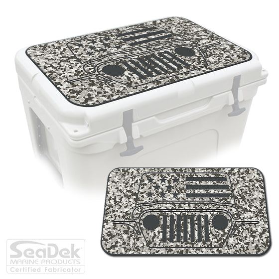 SeaDek Cooler Pad Marine EVA Mat by USATuff Fits YETI RTIC ORCA Ozark Trail Traction Non-Slip Seat Pad