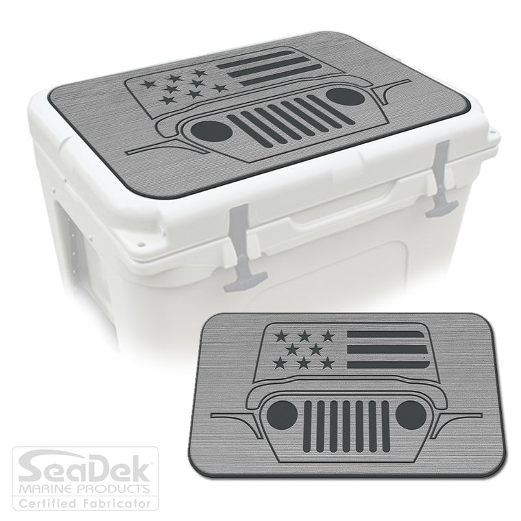 SeaDek Cooler Pad Marine EVA Mat by USATuff Fits YETI RTIC ORCA Ozark Trail Traction Non-Slip Seat Pad