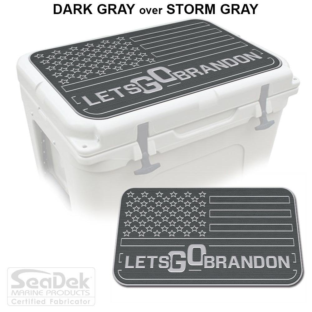 SeaDek Cooler Pad Marine EVA Mat by USATuff Fits YETI RTIC ORCA Ozark Trail Traction Non-Slip Seat Pad
