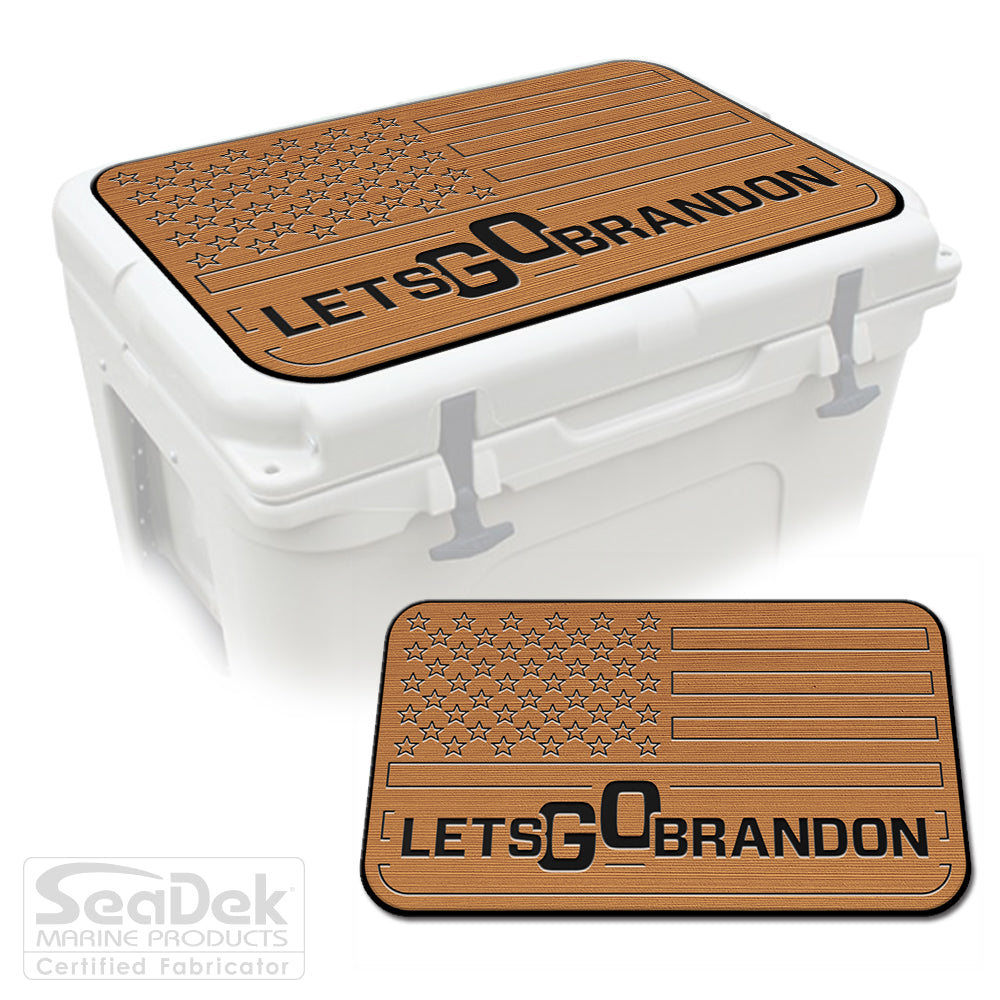 SeaDek Cooler Pad Marine EVA Mat by USATuff Fits YETI RTIC ORCA Ozark Trail Traction Non-Slip Seat Pad