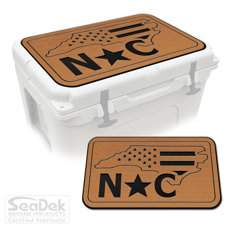 Mocha Black SeaDek Cooler Pad Marine EVA Mat by USATuff Fits YETI RTIC ORCA Ozark Trail Traction Non-Slip Seat Pad