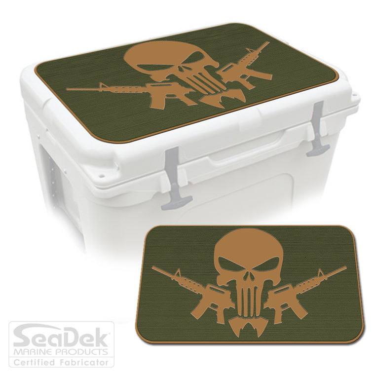 SeaDek Cooler Pad Marine EVA Mat by USATuff Fits YETI RTIC ORCA Ozark Trail Traction Non-Slip Seat Pad