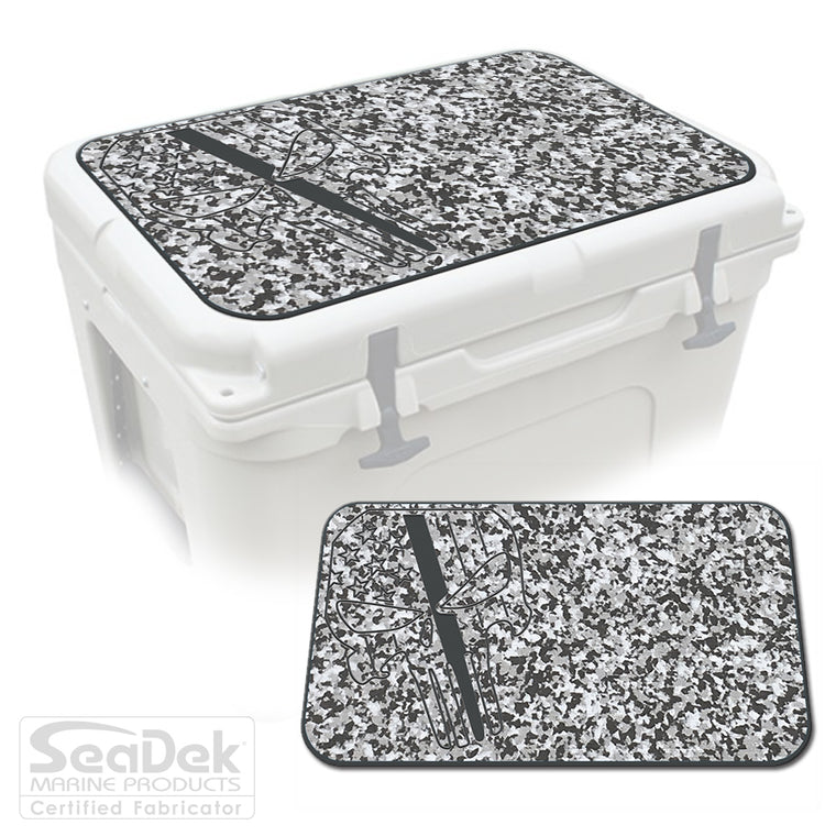 SeaDek Cooler Pad Marine EVA Mat by USATuff Fits YETI RTIC ORCA Ozark Trail Traction Non-Slip Seat Pad