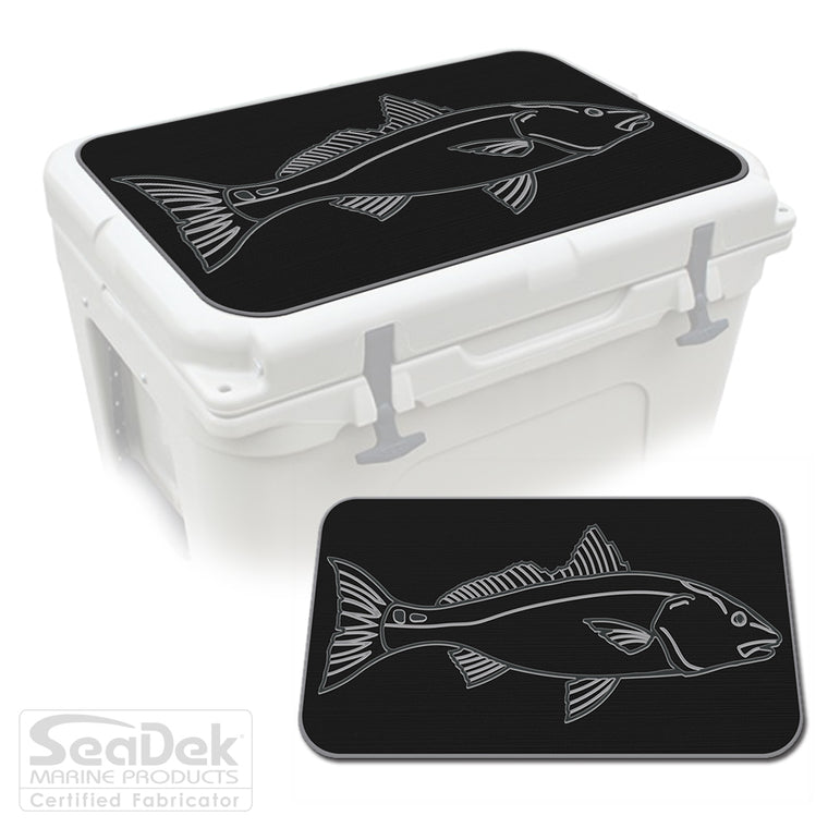 SeaDek Cooler Pad Top YETI RTIC ORCA US Flag SD Redfish