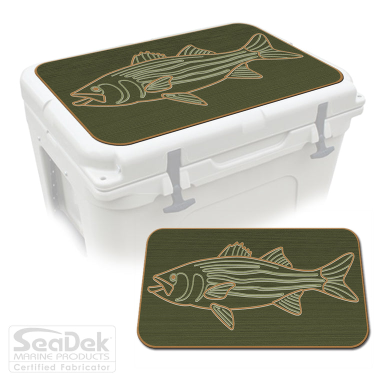 SeaDek Cooler Pad Marine EVA Mat by USATuff Fits YETI RTIC ORCA Ozark Trail Traction Non-Slip Seat Pad
