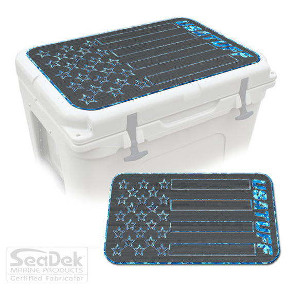SeaDek Cooler Pad Marine EVA Mat by USATuff Fits YETI RTIC ORCA Ozark Trail Traction Non-Slip Seat Pad
