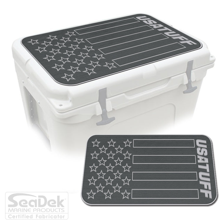 SeaDek Cooler Pad Marine EVA Mat by USATuff Fits YETI RTIC ORCA Ozark Trail Traction Non-Slip Seat Pad