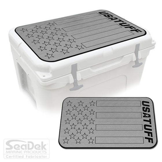 SeaDek Cooler Pad Marine EVA Mat by USATuff Fits YETI RTIC ORCA Ozark Trail Traction Non-Slip Seat Pad