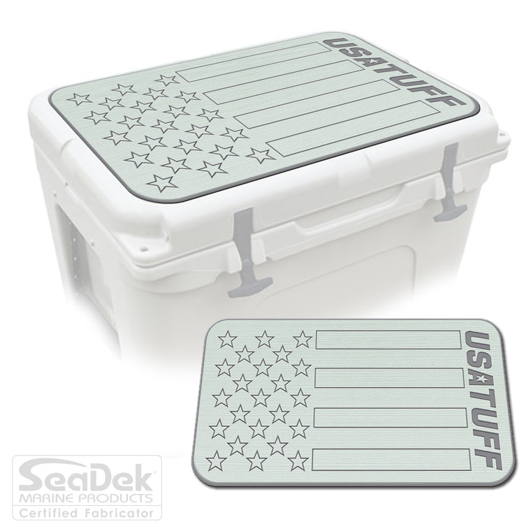 SeaDek Cooler Pad Marine EVA Mat by USATuff Fits YETI RTIC ORCA Ozark Trail Traction Non-Slip Seat Pad