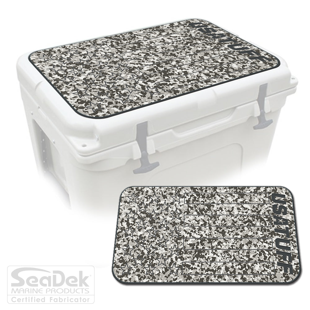 SeaDek Cooler Pad Marine EVA Mat by USATuff Fits YETI RTIC ORCA Ozark Trail Traction Non-Slip Seat Pad