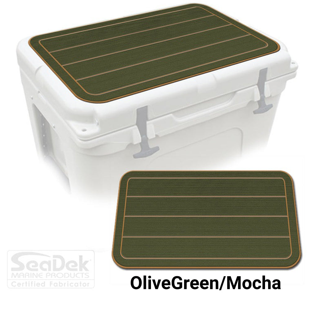 YETI GOBOX 30 TEAK SEADEK COOLER PAD OLIVE GREEN / MOCHA