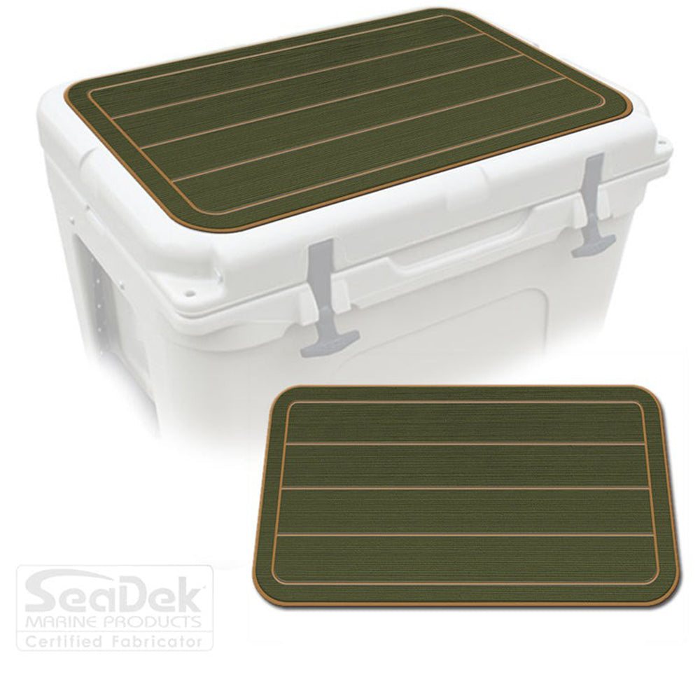 YETI GOBOX 30 TEAK SEADEK COOLER PAD OLIVE GREEN / MOCHA