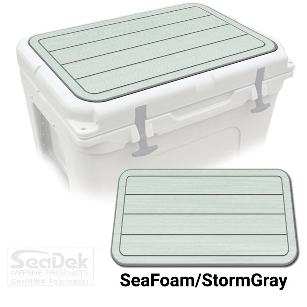YETI GOBOX 30 TEAK SEADEK COOLER PAD SEA FOAM / STORM GRAY