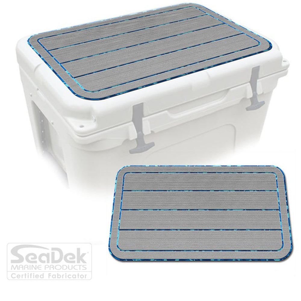 YETI GOBOX 30 TEAK SEADEK COOLER PAD STORM GRAY / AQUA CAMO