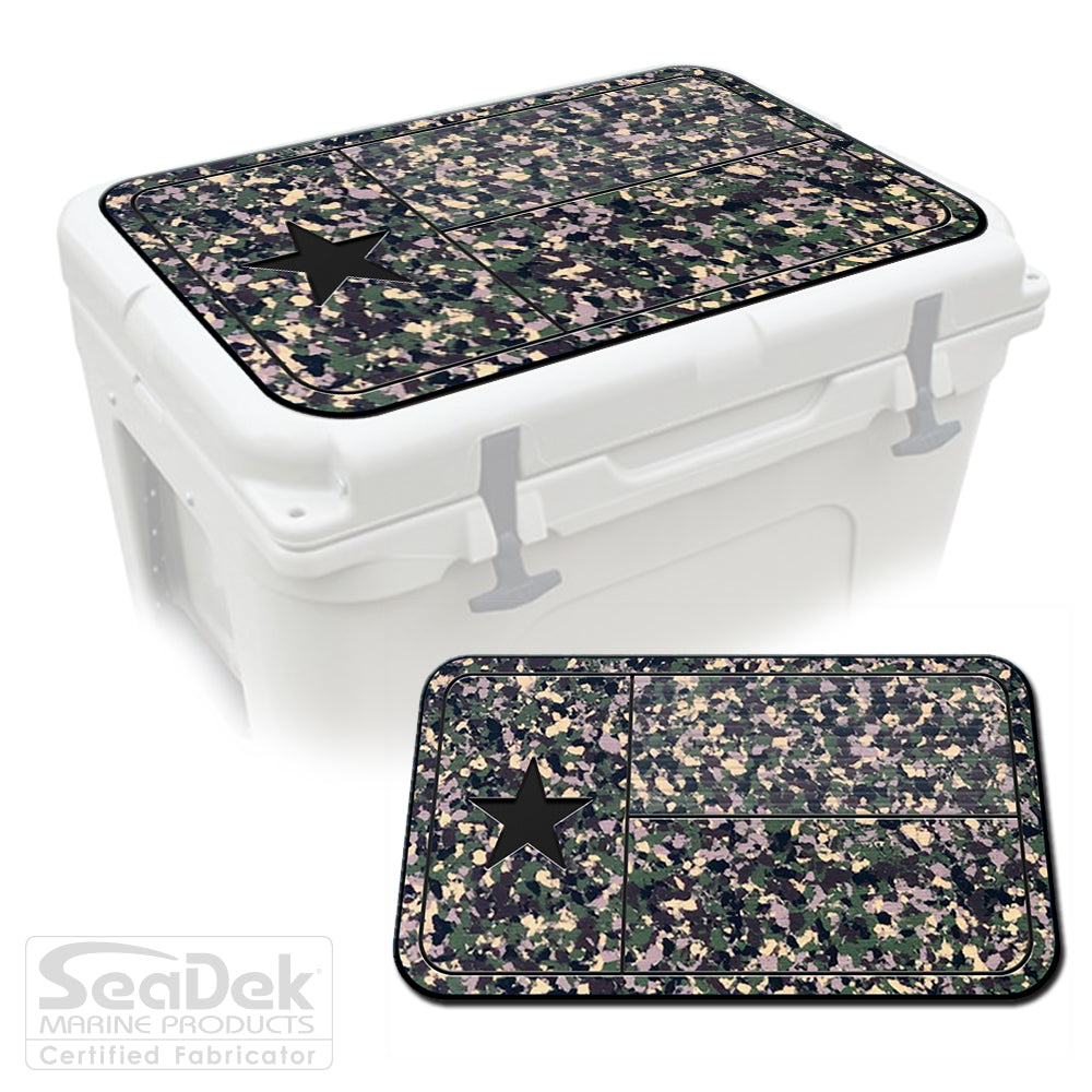 SeaDek Cooler Pad Marine EVA Mat by USATuff Fits YETI RTIC ORCA Ozark Trail Traction Non-Slip Seat Pad