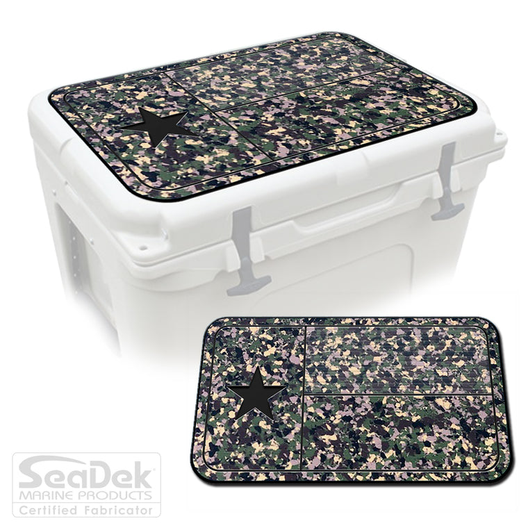 SeaDek Cooler Pad Marine EVA Mat by USATuff Fits YETI RTIC ORCA Ozark Trail Traction Non-Slip Seat Pad