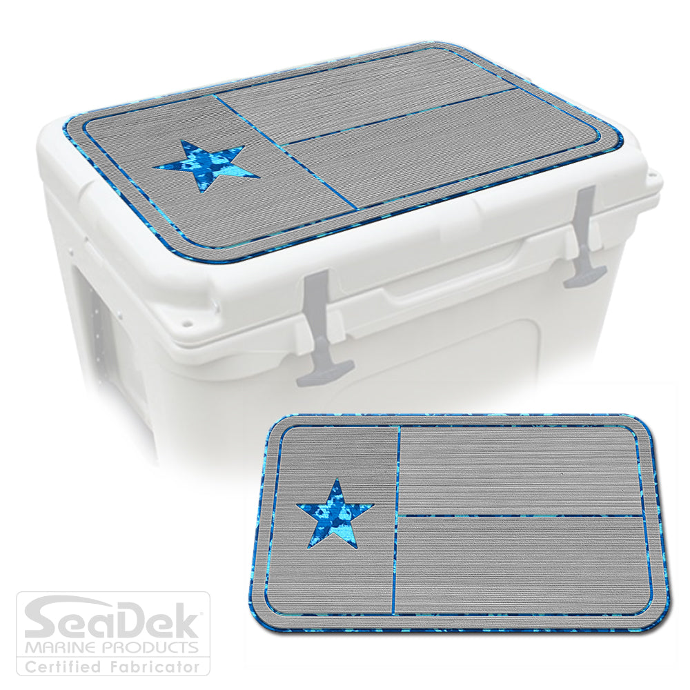 SeaDek Cooler Pad Marine EVA Mat by USATuff Fits YETI RTIC ORCA Ozark Trail Traction Non-Slip Seat Pad