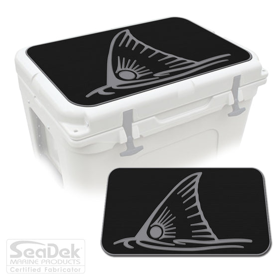 SeaDek Cooler Pad Top YETI RTIC ORCA US Flag Top Fin
