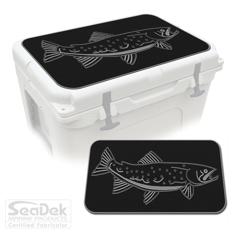 SeaDek Cooler Pad Top YETI RTIC ORCA US Flag SD Trout