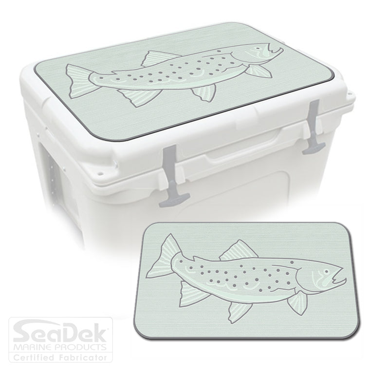 SeaDek Cooler Pad Marine EVA Mat by USATuff Fits YETI RTIC ORCA Ozark Trail Traction Non-Slip Seat Pad