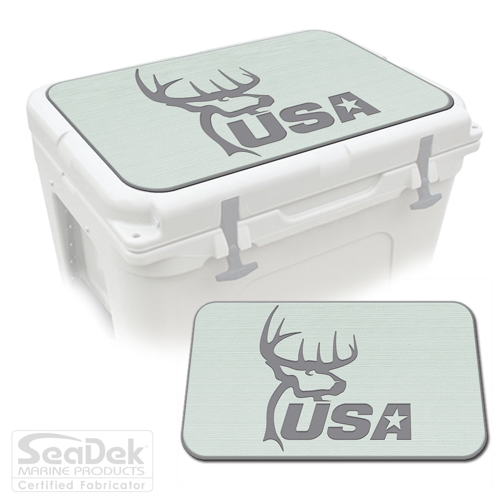 SeaDek Cooler Pad Marine EVA Mat by USATuff Fits YETI RTIC ORCA Ozark Trail Traction Non-Slip Seat Pad