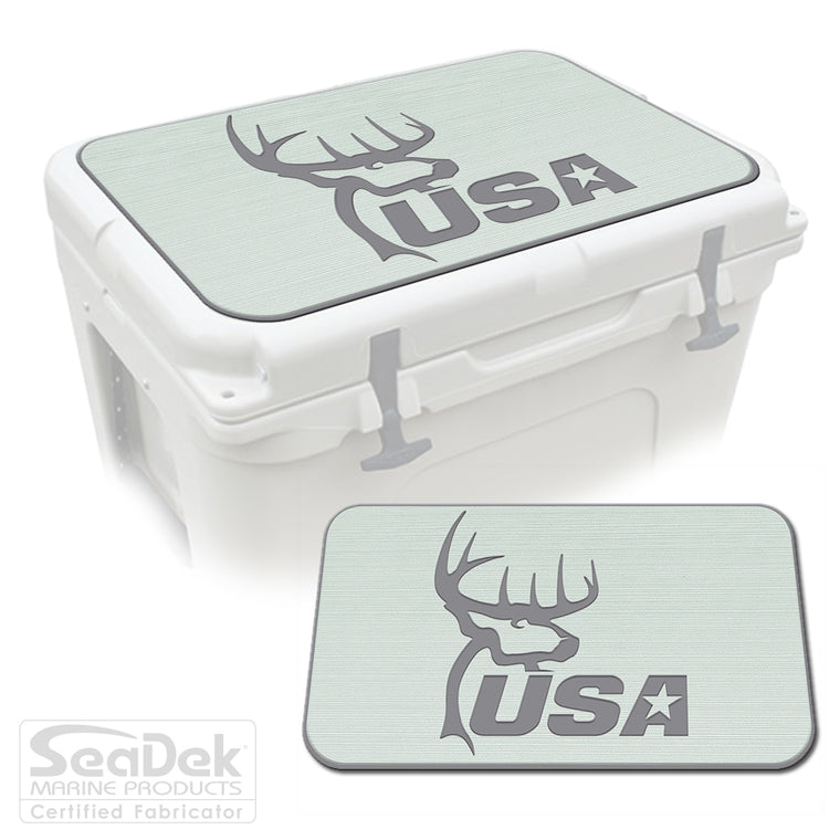 SeaDek Cooler Pad Marine EVA Mat by USATuff Fits YETI RTIC ORCA Ozark Trail Traction Non-Slip Seat Pad