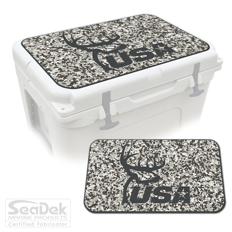 SeaDek Cooler Pad Marine EVA Mat by USATuff Fits YETI RTIC ORCA Ozark Trail Traction Non-Slip Seat Pad