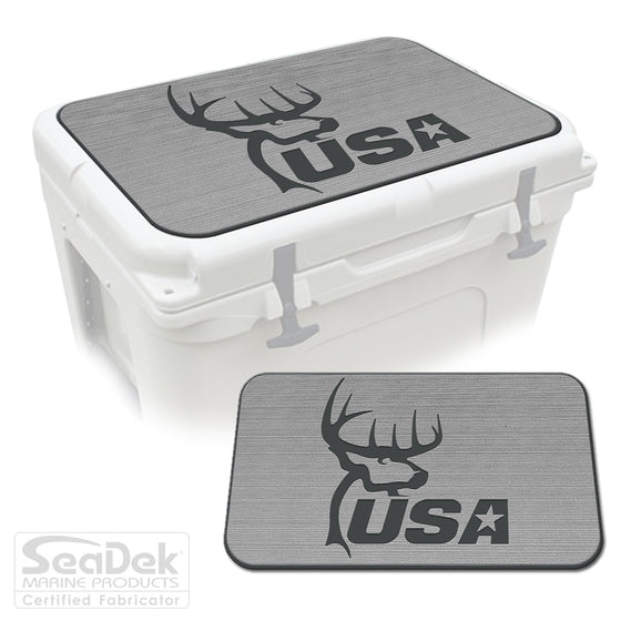 SeaDek Cooler Pad Marine EVA Mat by USATuff Fits YETI RTIC ORCA Ozark Trail Traction Non-Slip Seat Pad