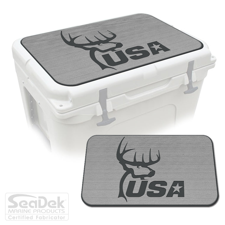 SeaDek Cooler Pad Marine EVA Mat by USATuff Fits YETI RTIC ORCA Ozark Trail Traction Non-Slip Seat Pad