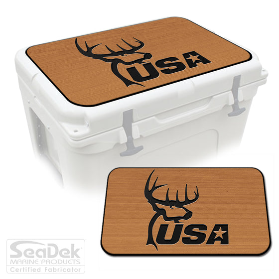 SeaDek Cooler Pad Marine EVA Mat by USATuff Fits YETI RTIC ORCA Ozark Trail Traction Non-Slip Seat Pad