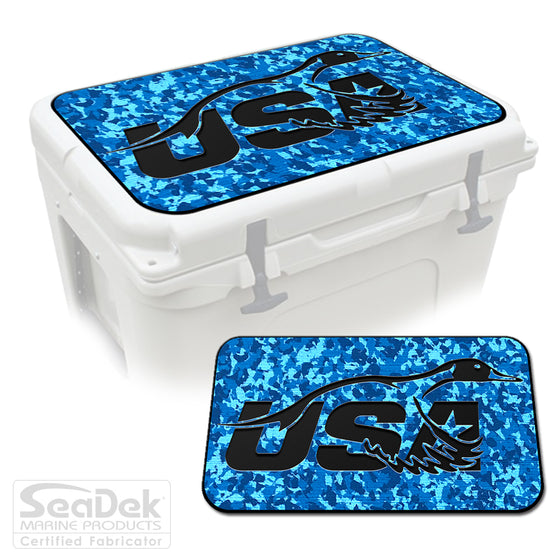 SeaDek Cooler Pad Marine EVA Mat by USATuff Fits YETI RTIC ORCA Ozark Trail Traction Non-Slip Seat Pad