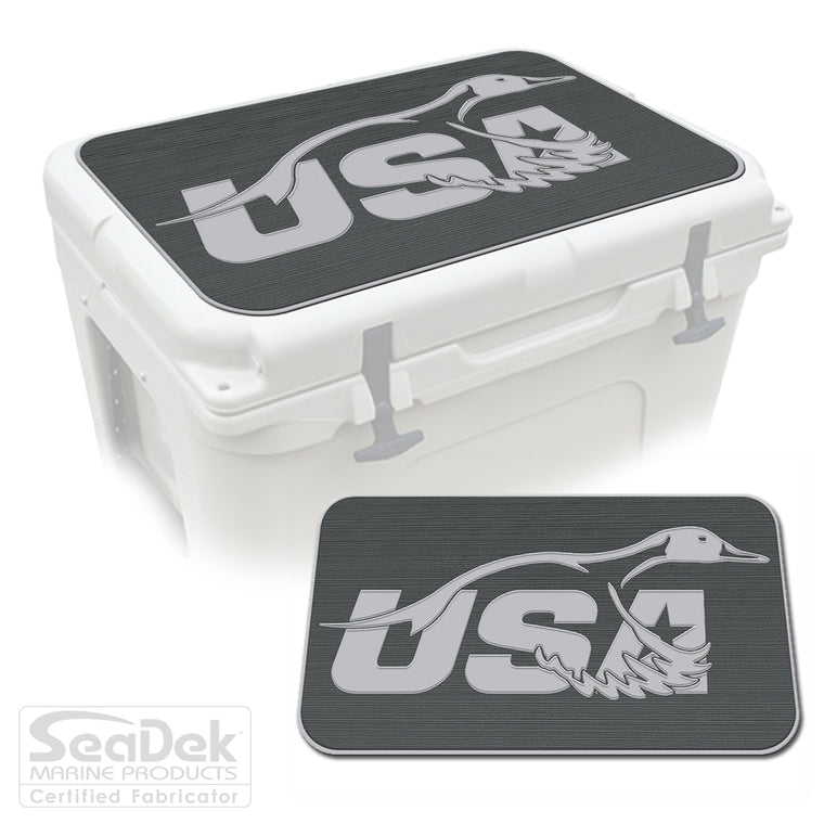SeaDek Cooler Pad Marine EVA Mat by USATuff Fits YETI RTIC ORCA Ozark Trail Traction Non-Slip Seat Pad