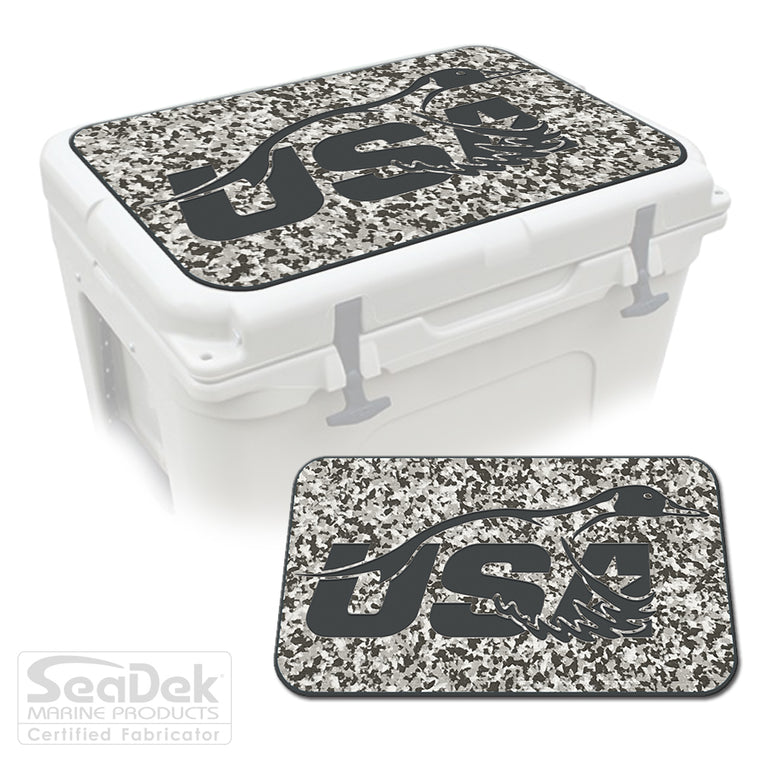 SeaDek Cooler Pad Marine EVA Mat by USATuff Fits YETI RTIC ORCA Ozark Trail Traction Non-Slip Seat Pad