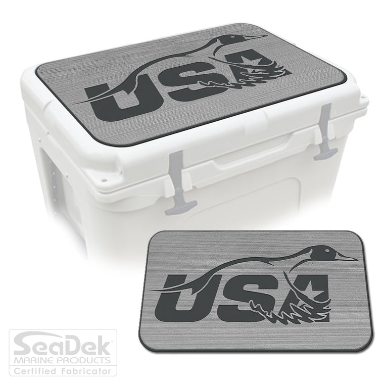 SeaDek Cooler Pad Marine EVA Mat by USATuff Fits YETI RTIC ORCA Ozark Trail Traction Non-Slip Seat Pad