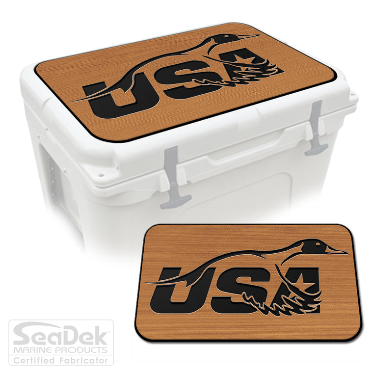 SeaDek Cooler Pad Marine EVA Mat by USATuff Fits YETI RTIC ORCA Ozark Trail Traction Non-Slip Seat Pad