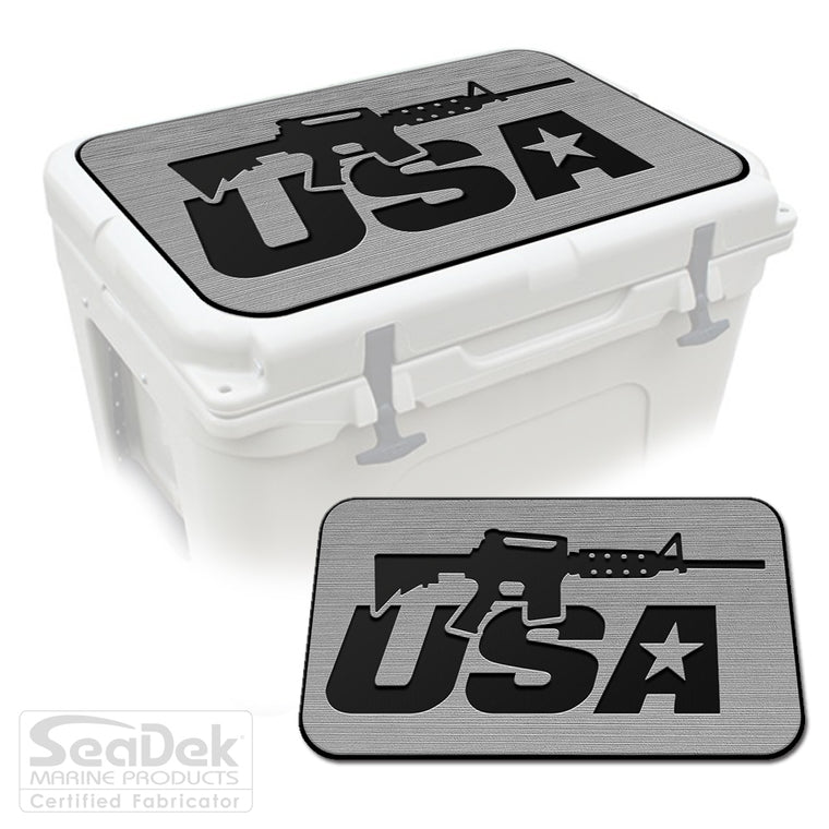SeaDek Cooler Pad Marine EVA Mat by USATuff Fits YETI RTIC ORCA Ozark Trail Traction Non-Slip Seat Pad