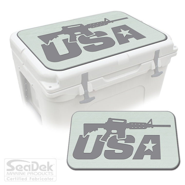 SeaDek Cooler Pad Marine EVA Mat by USATuff Fits YETI RTIC ORCA Ozark Trail Traction Non-Slip Seat Pad