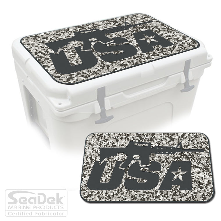 SeaDek Cooler Pad Marine EVA Mat by USATuff Fits YETI RTIC ORCA Ozark Trail Traction Non-Slip Seat Pad