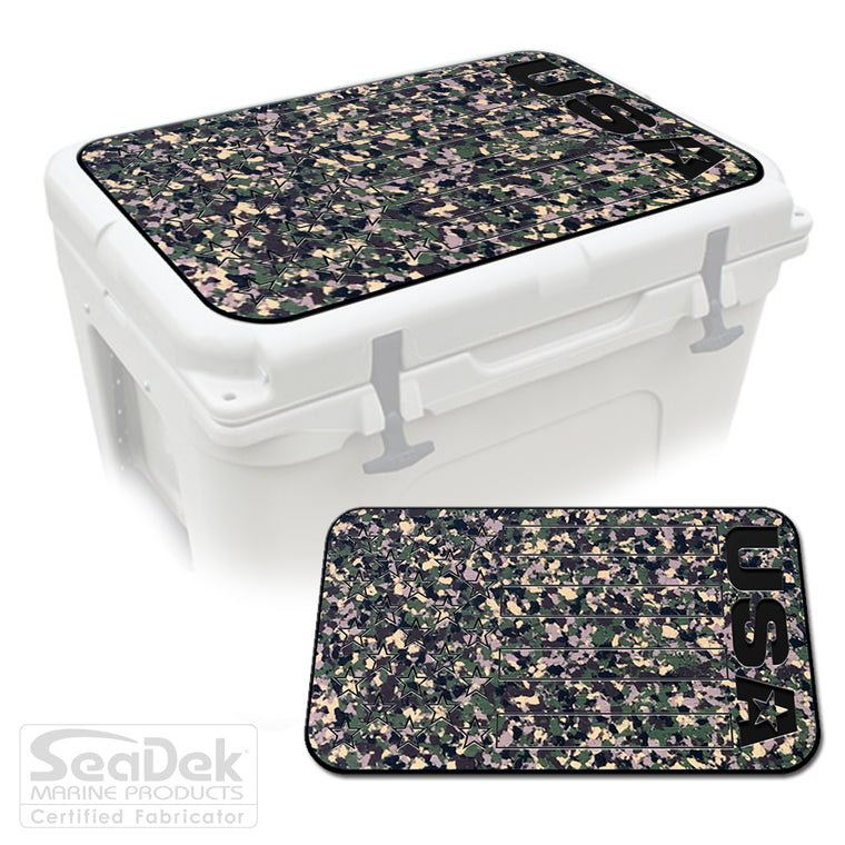 SeaDek Cooler Pad Marine EVA Mat by USATuff Fits YETI RTIC ORCA Ozark Trail Traction Non-Slip Seat Pad