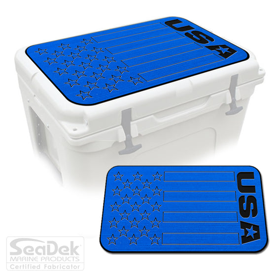 SeaDek Cooler Pad Marine EVA Mat by USATuff Fits YETI RTIC ORCA Ozark Trail Traction Non-Slip Seat Pad