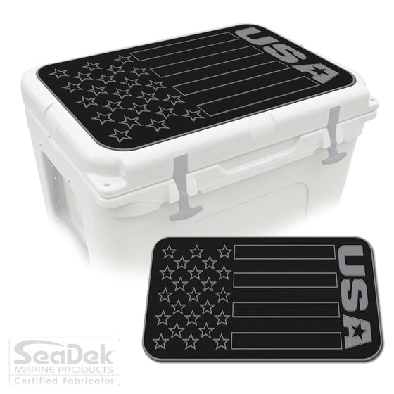 SeaDek Cooler Pad Top YETI RTIC ORCA USA STARS